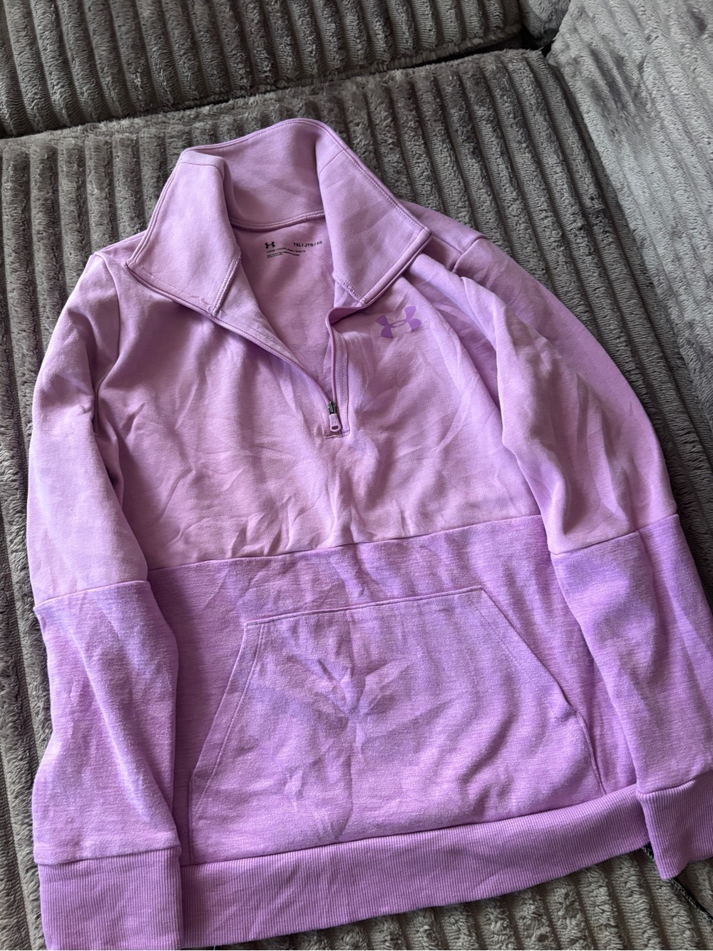 Under Armour Lilac/Pastel Purple Half-Zip Pullover Hoodie